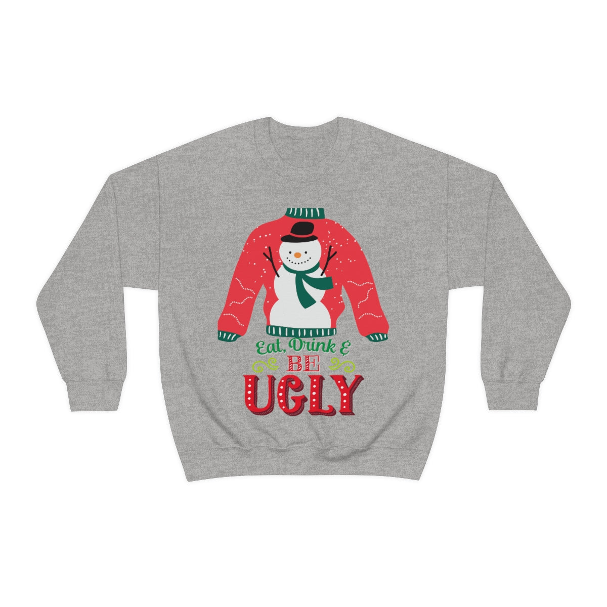 Ugly Christmas Sweater Unisex Heavy Blend™ Crewneck Sweatshirt