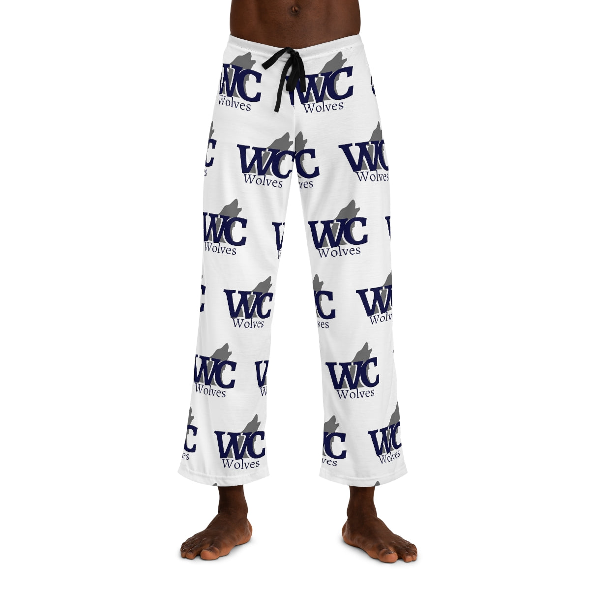 Wolves Men's Pajama Pants (AOP)