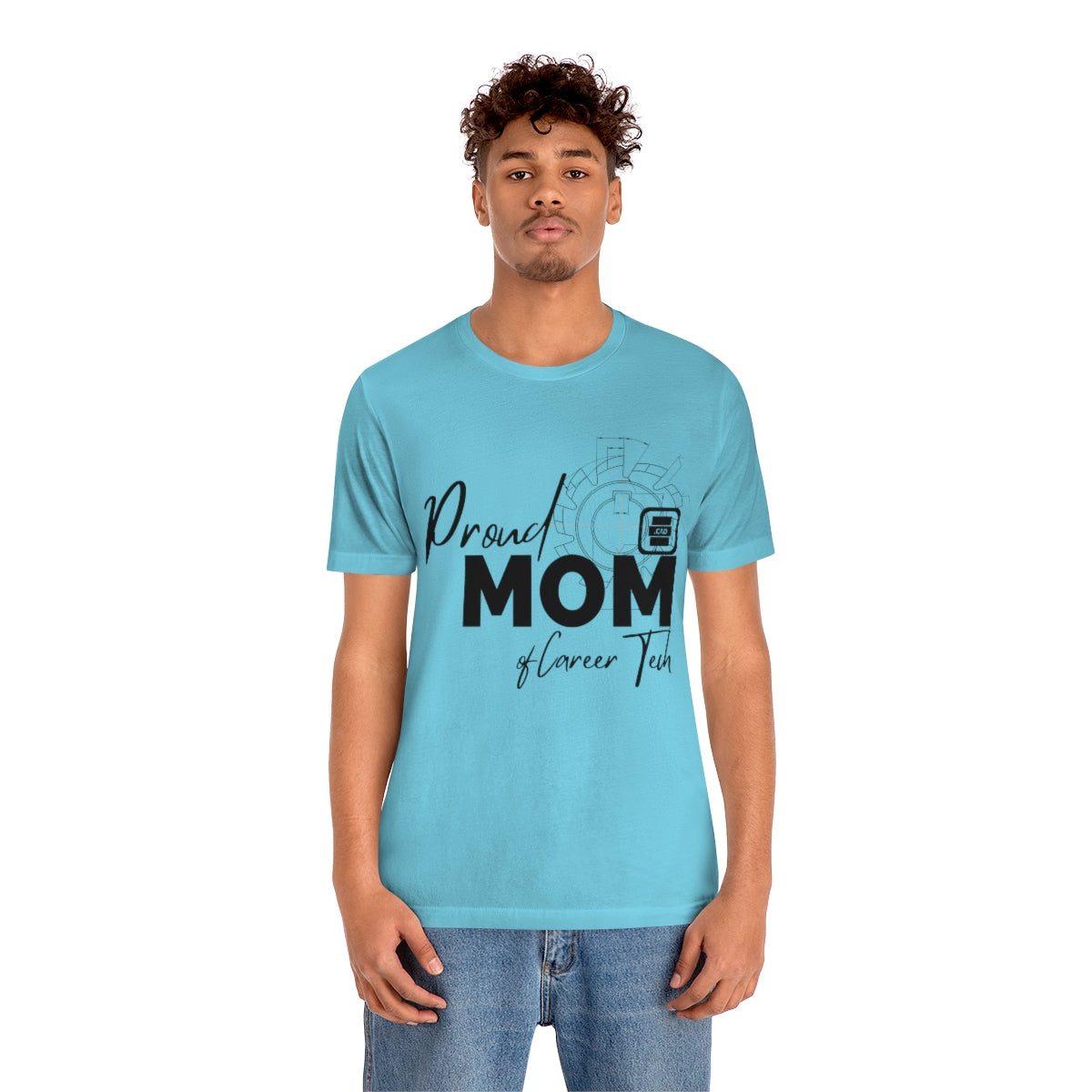 Proud Mom of Career Tech Student Jersey Short Sleeve Tee