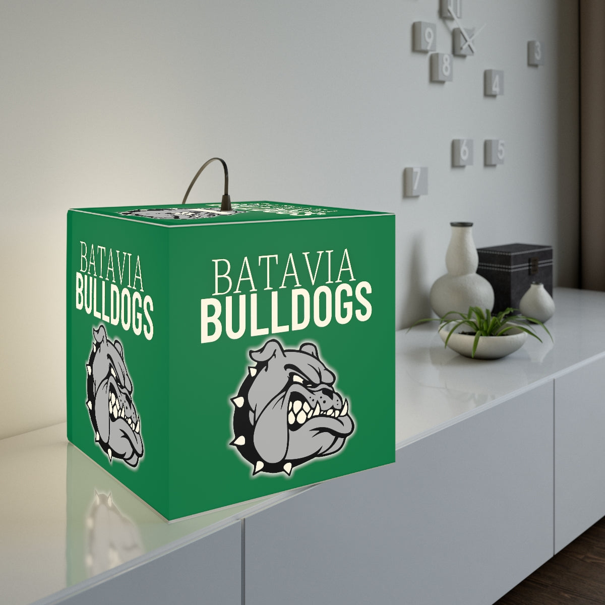 Bulldogs Light Cube Lamp