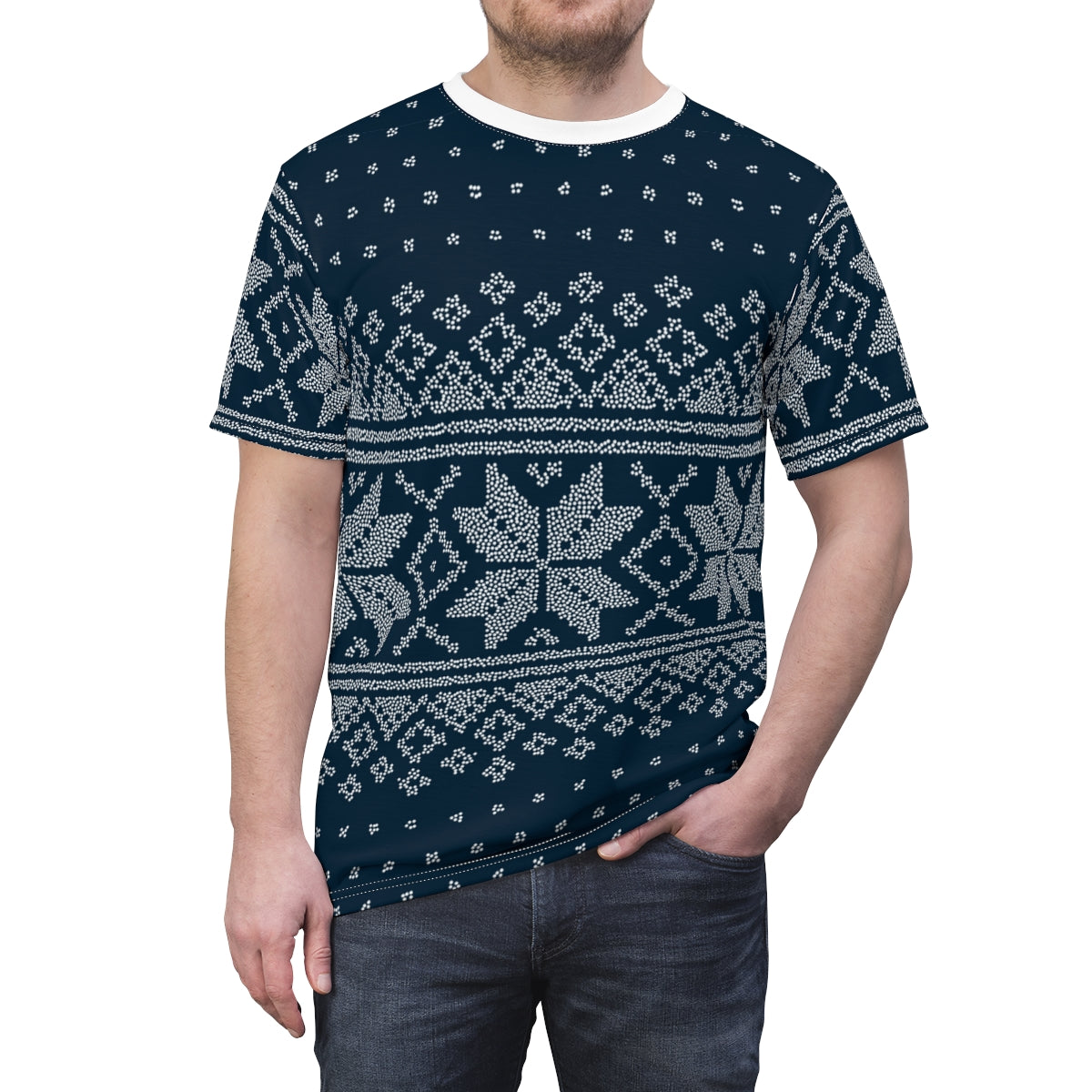 Ugly Sweater Unisex AOP Cut & Sew Tee