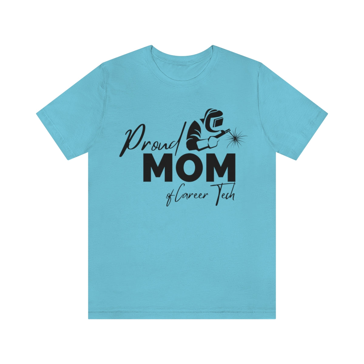 Proud Mom of Career Tech Student Jersey short sleeve tee