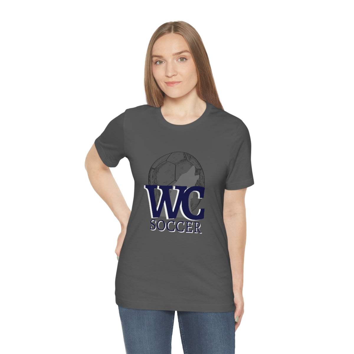 Soccer Wolves Unisex Jersey Short Sleeve Tee