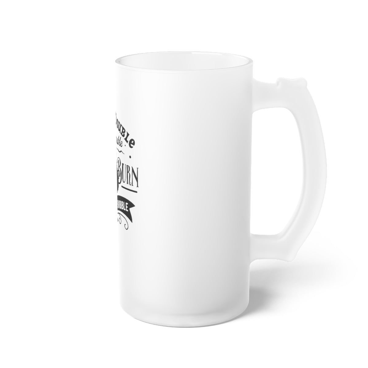 Frosted Glass Beer Mug