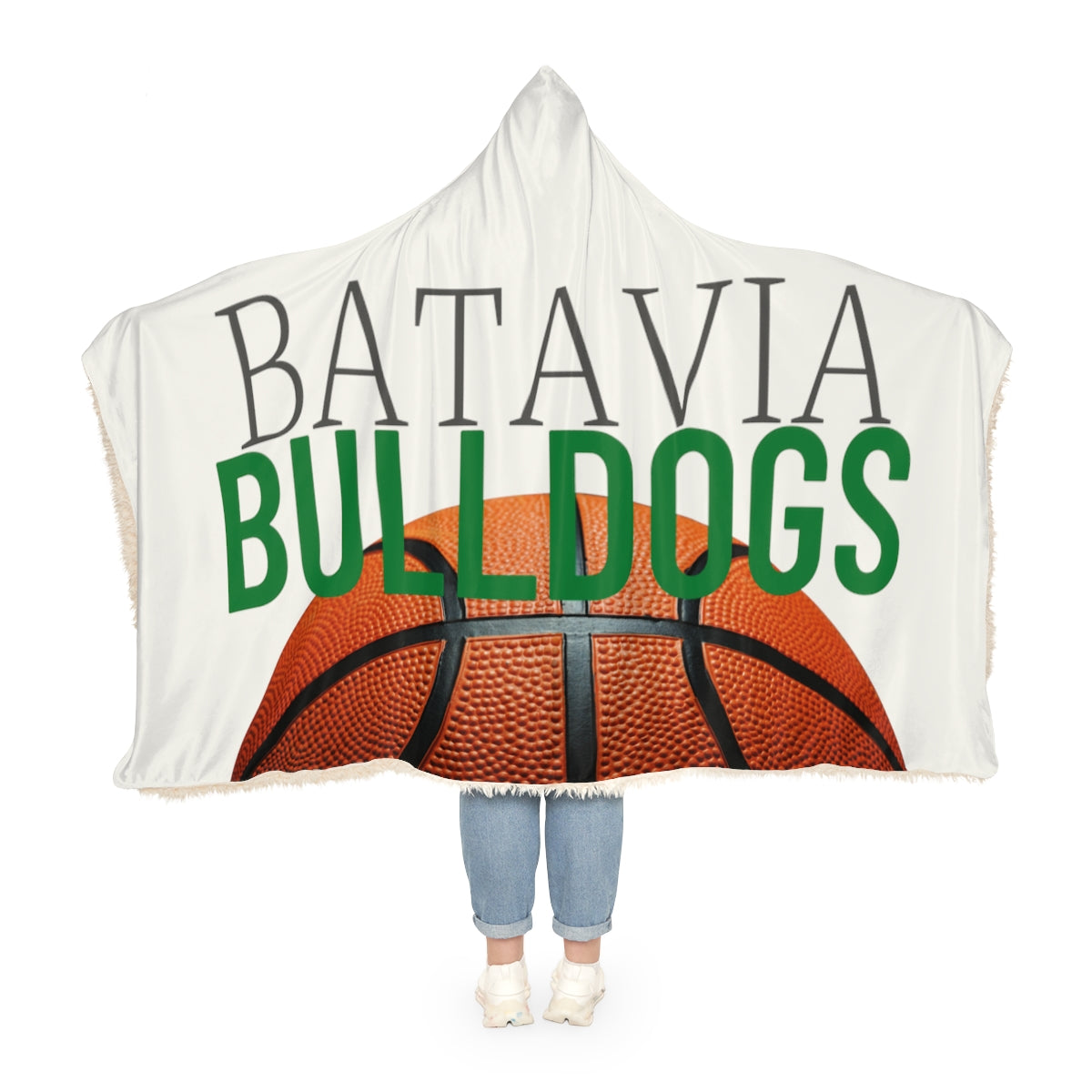 Bulldogs Basketball Snuggle Blanket