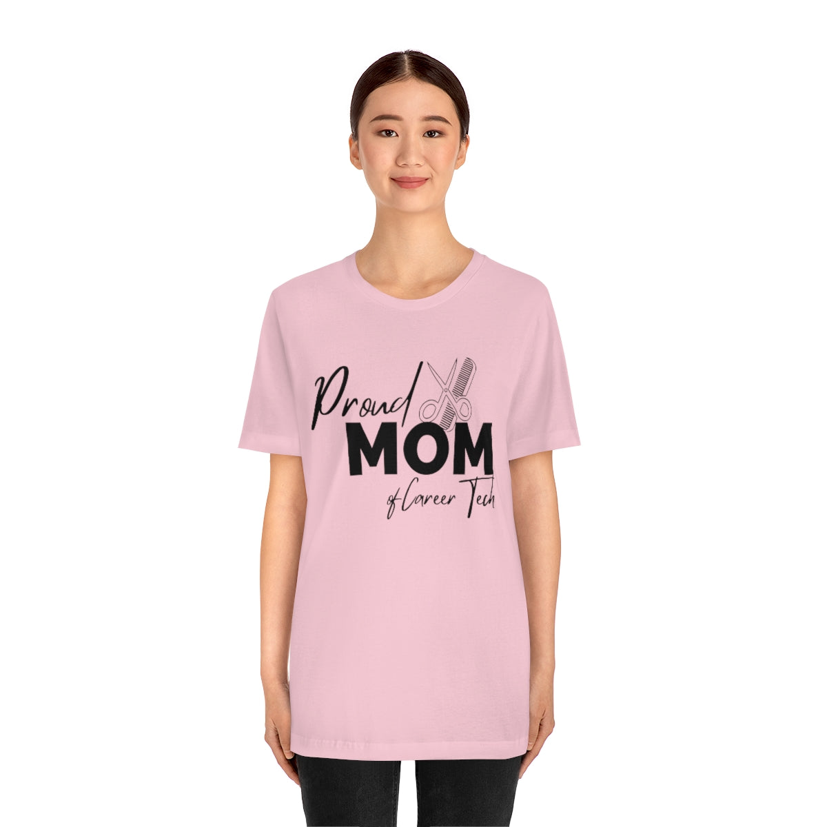 Proud Mom of Career Tech Student Unisex Jersey Short Sleeve Tee