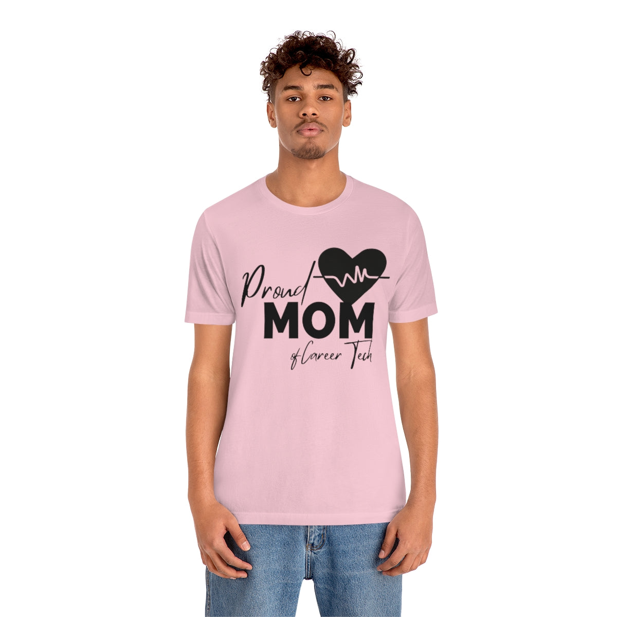 Proud Mom of Career Tech Student Jersey Short Sleeve Tee