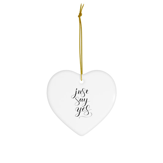 Will you marry me? Ceramic Ornament, 4 Shapes