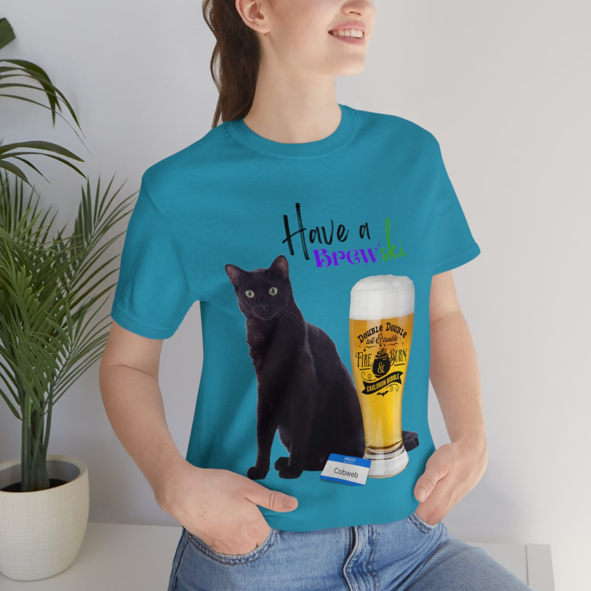 Black Cat Unisex Jersey Short Sleeve Tee