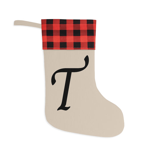 "T" Christmas Stocking