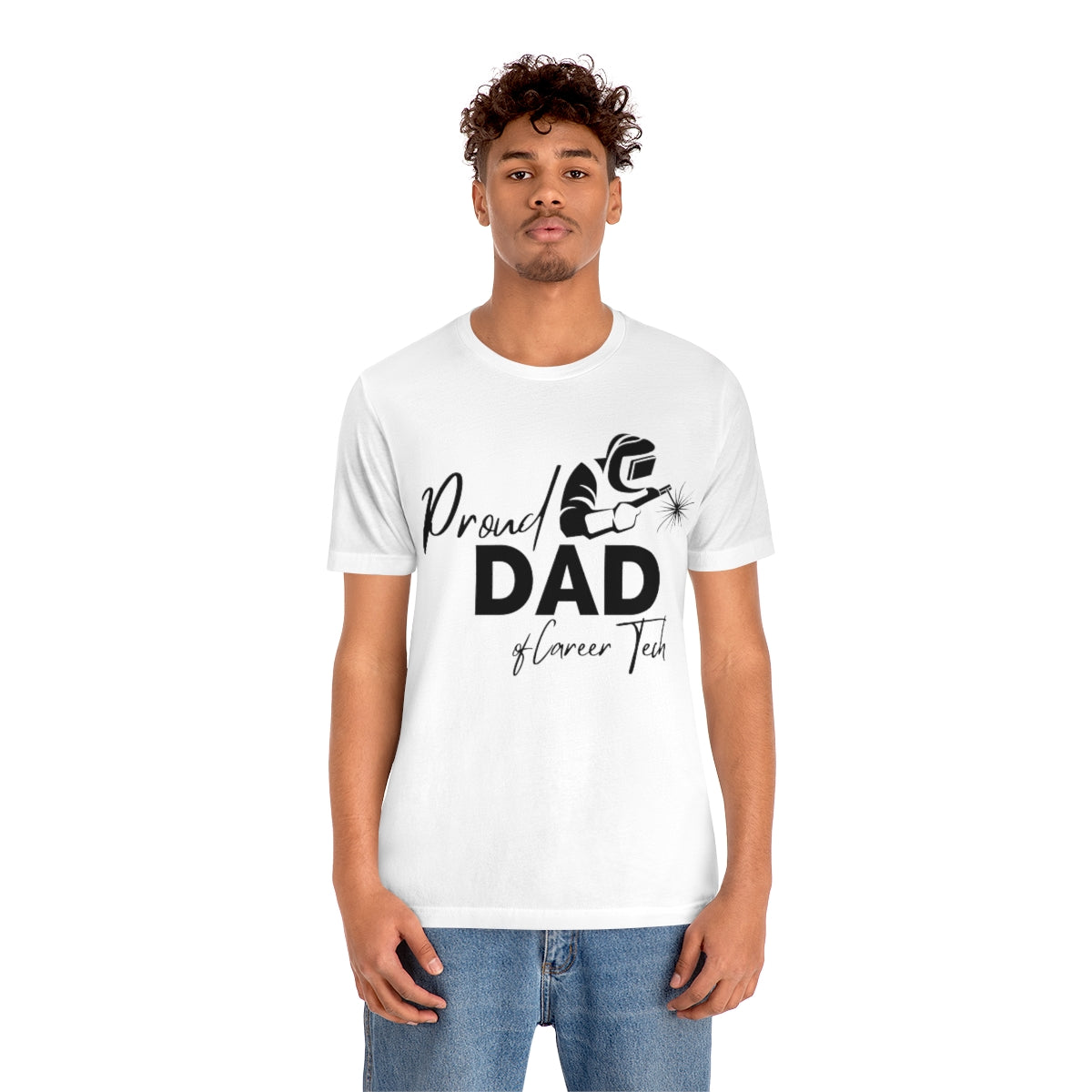 Proud Dad of Career Tech Student  Unisex Jersey