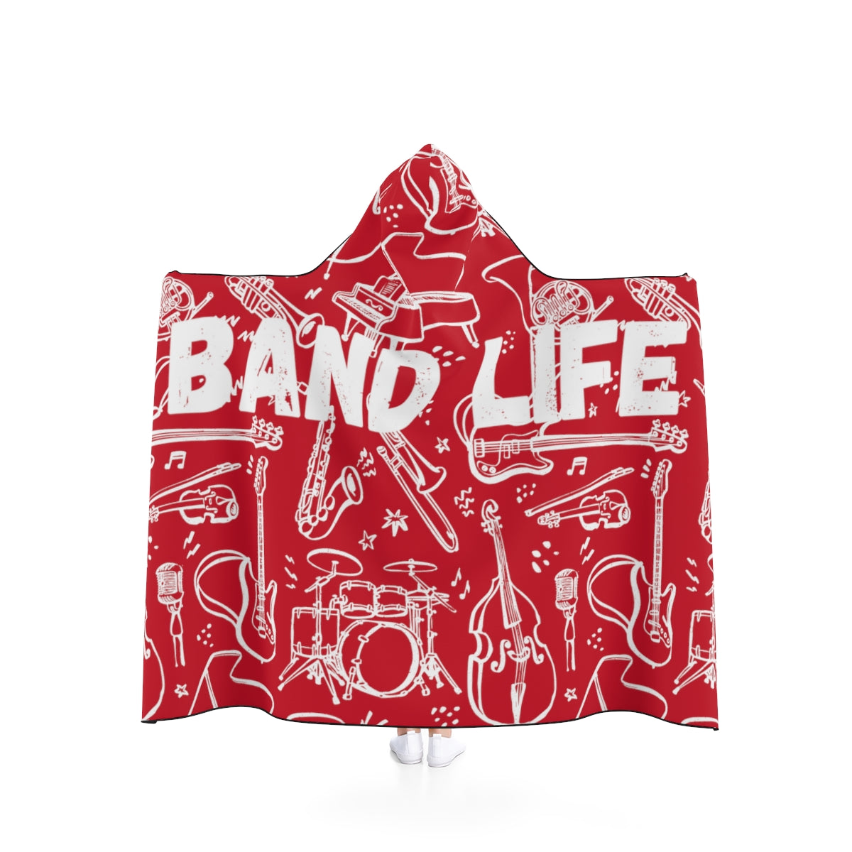 Red Hooded Blanket