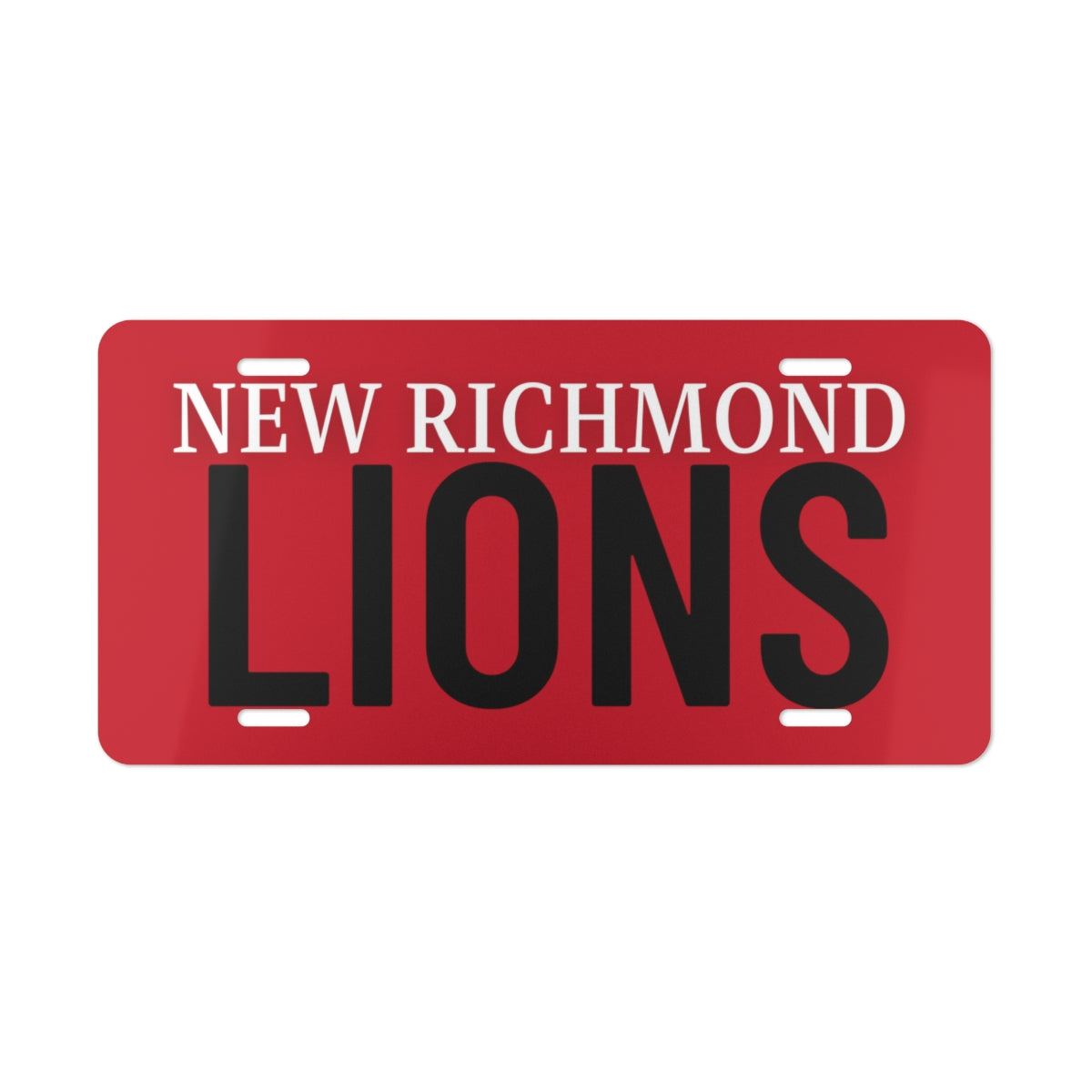 Lions Vanity Plate