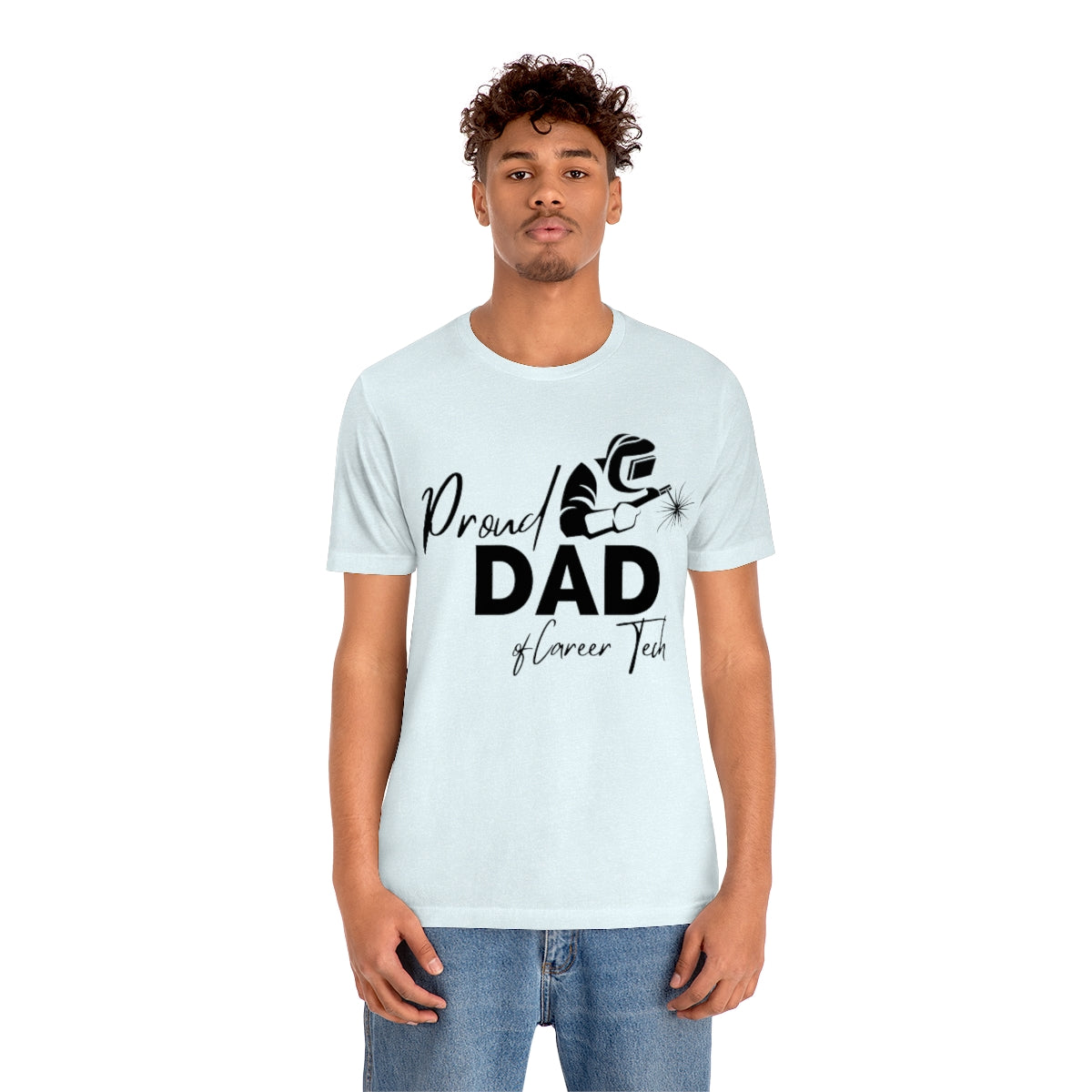 Proud Dad of Career Tech Student  Unisex Jersey