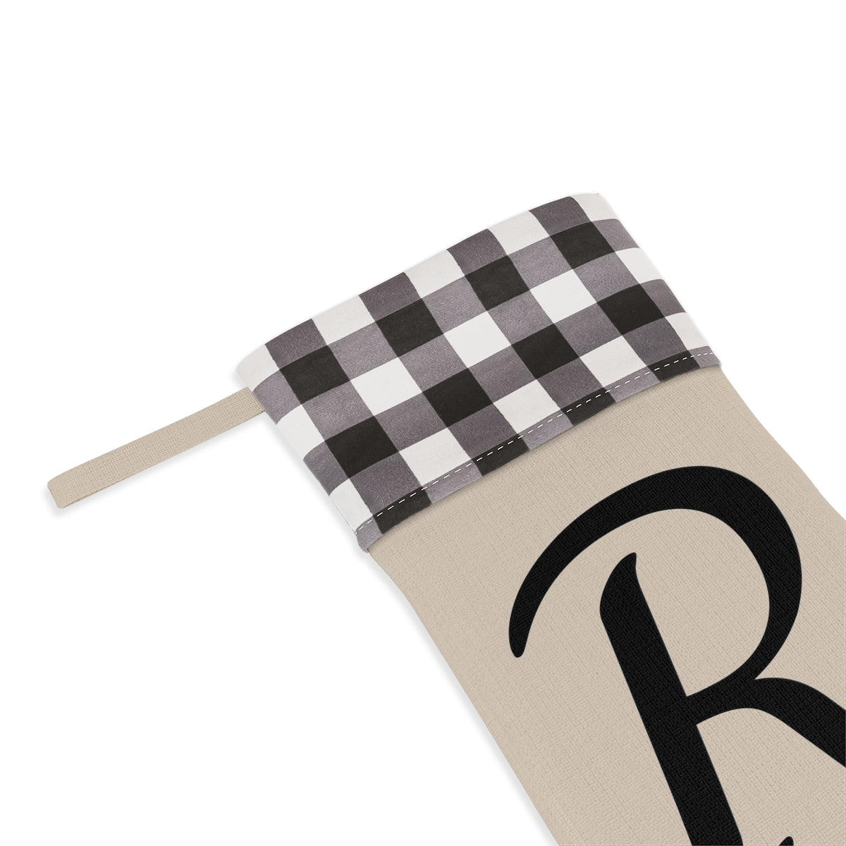 "R" Christmas Stocking