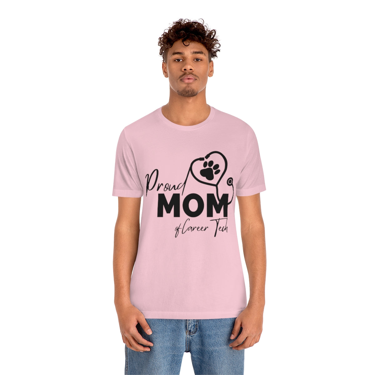 Proud Mom of Career Tech Student Unisex Jersey Short Sleeve Tee