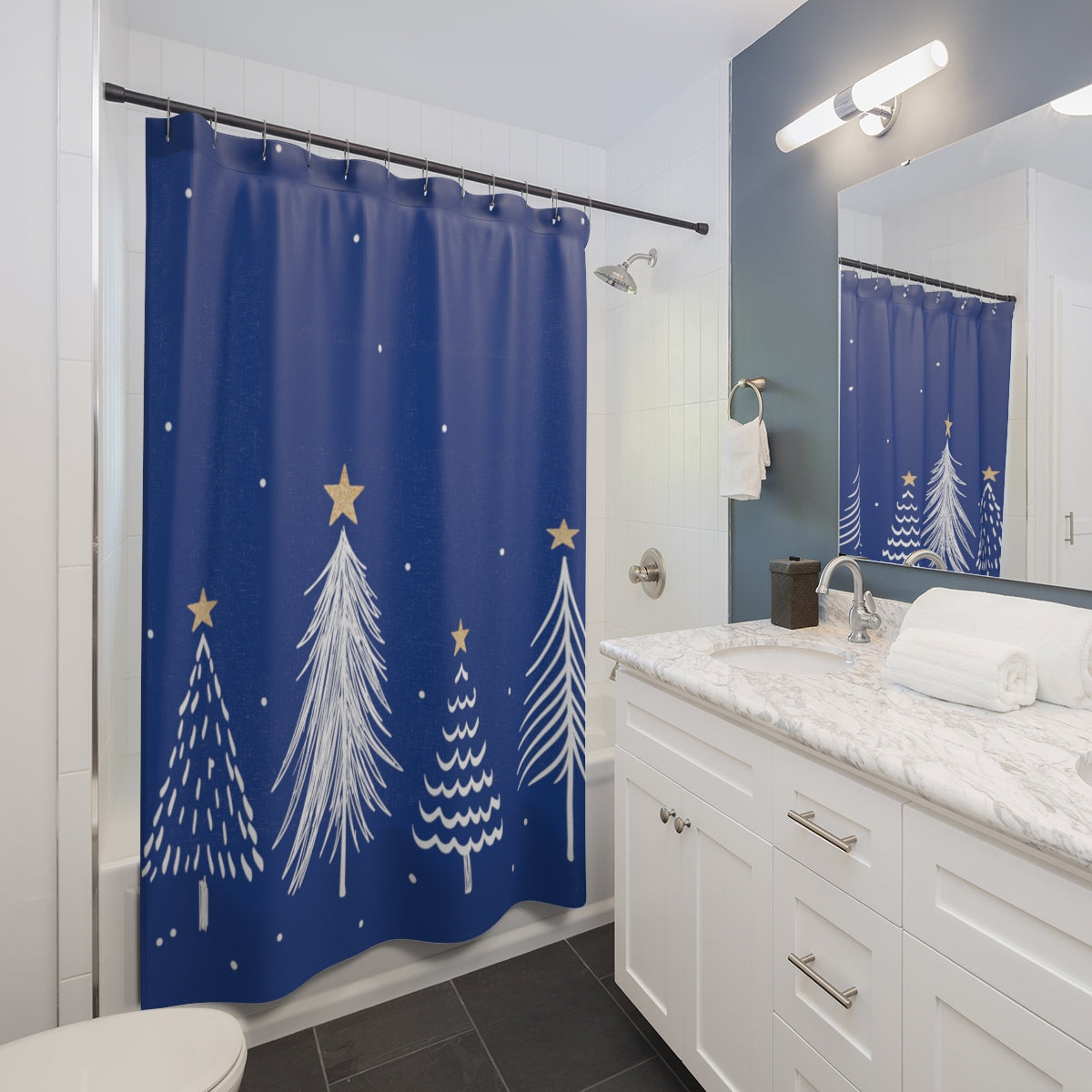 Christmas Tree Shower Curtains