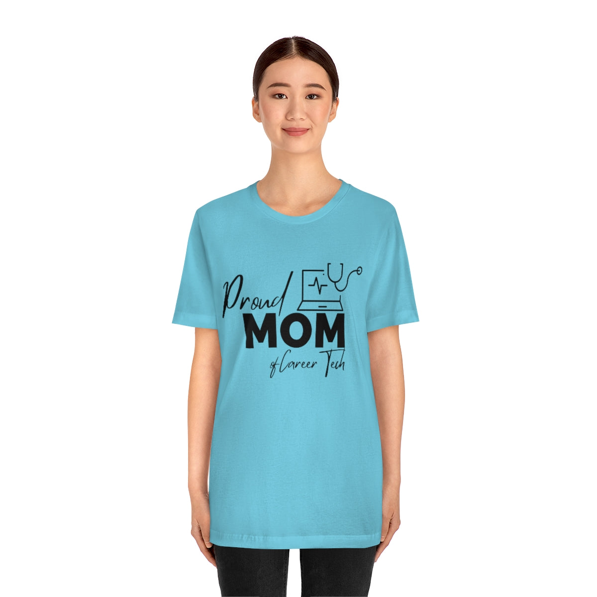 Proud Mom of Career Tech Student Unisex Jersey Short Sleeve Tee