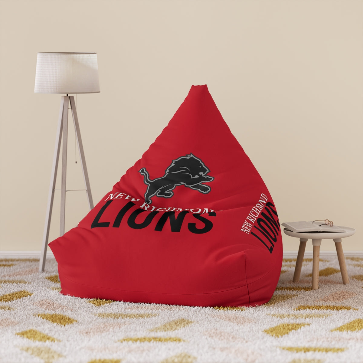 Lions Bean Bag Chair Cover (Filling Sold Separately)