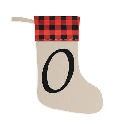 "O" Christmas Stocking