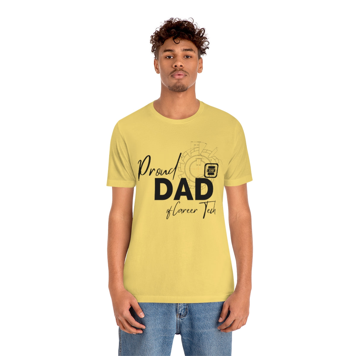 Proud Dad of Career Tech Student Jersey Short Sleeve Tee