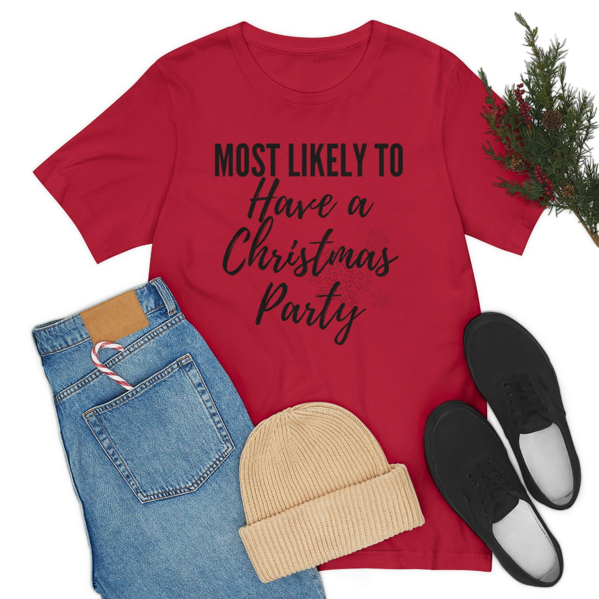 Christmas Party Unisex Jersey Short Sleeve Tee