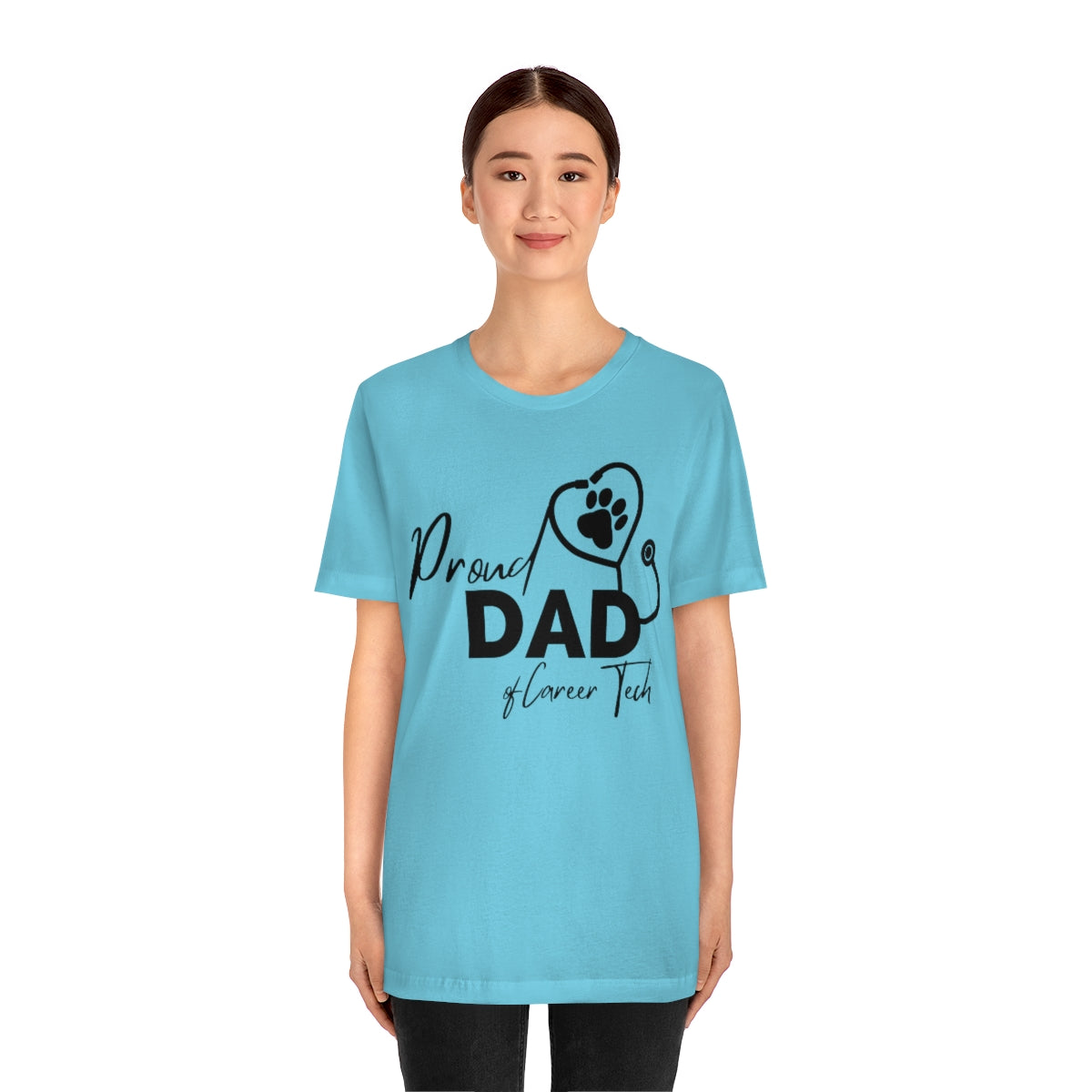 Proud Dad of Career Tech Student  Jersey Short Sleeve Tee