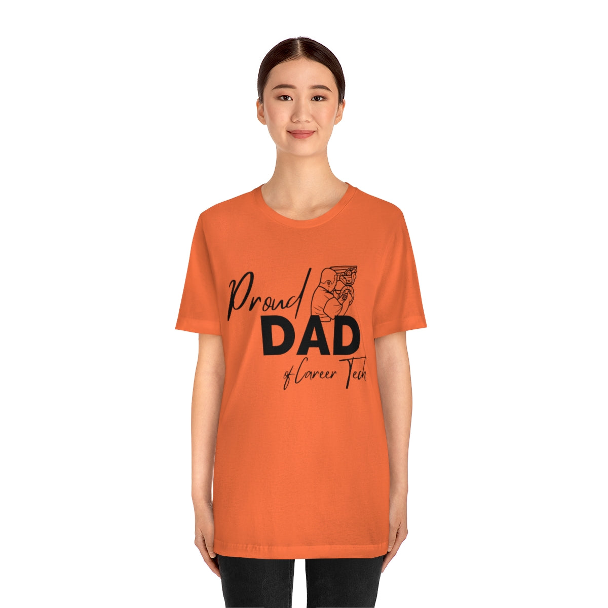 Proud Dad of Career Tech Student  Jersey Short Sleeve Tee