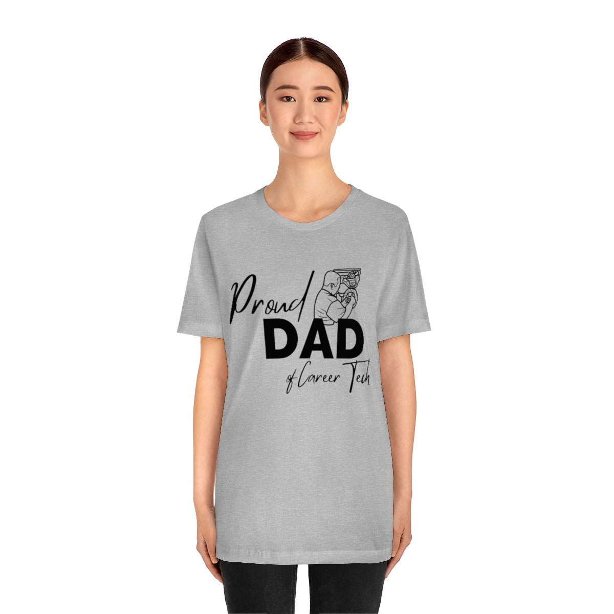 Proud Dad of Career Tech Student  Jersey Short Sleeve Tee