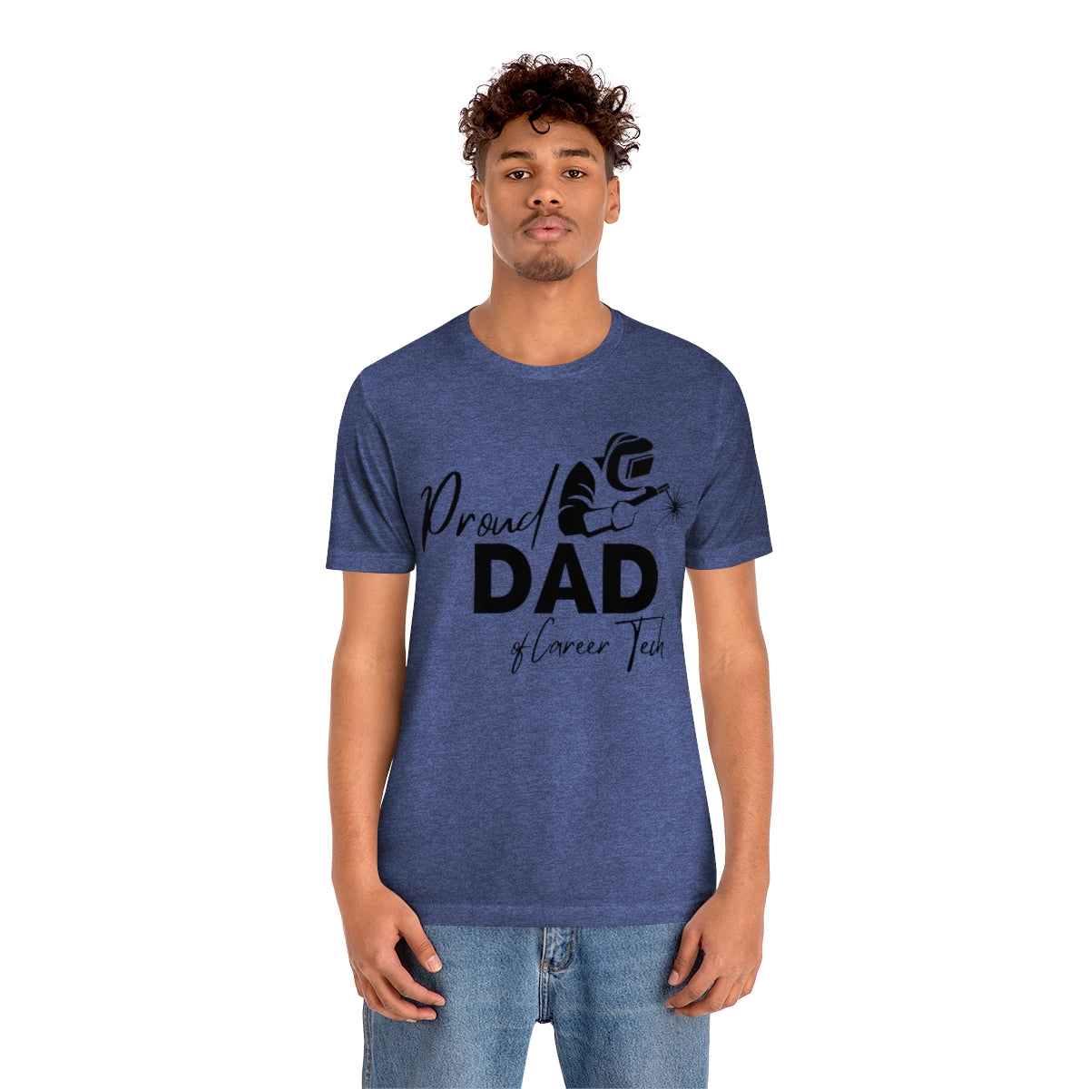 Proud Dad of Career Tech Student  Unisex Jersey