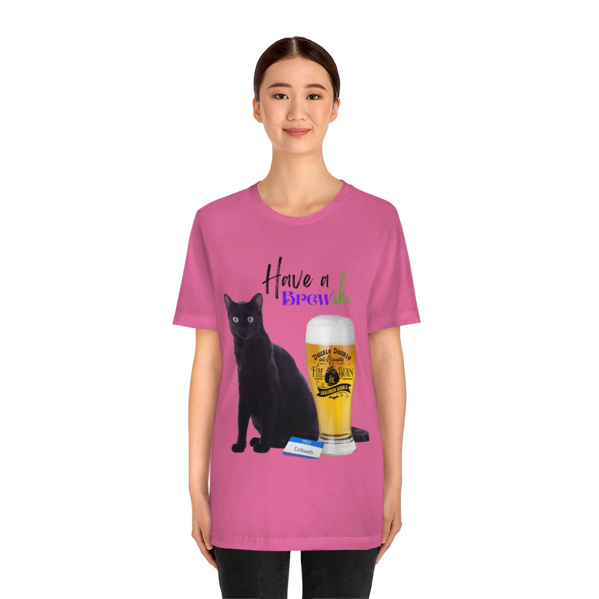 Black Cat Unisex Jersey Short Sleeve Tee