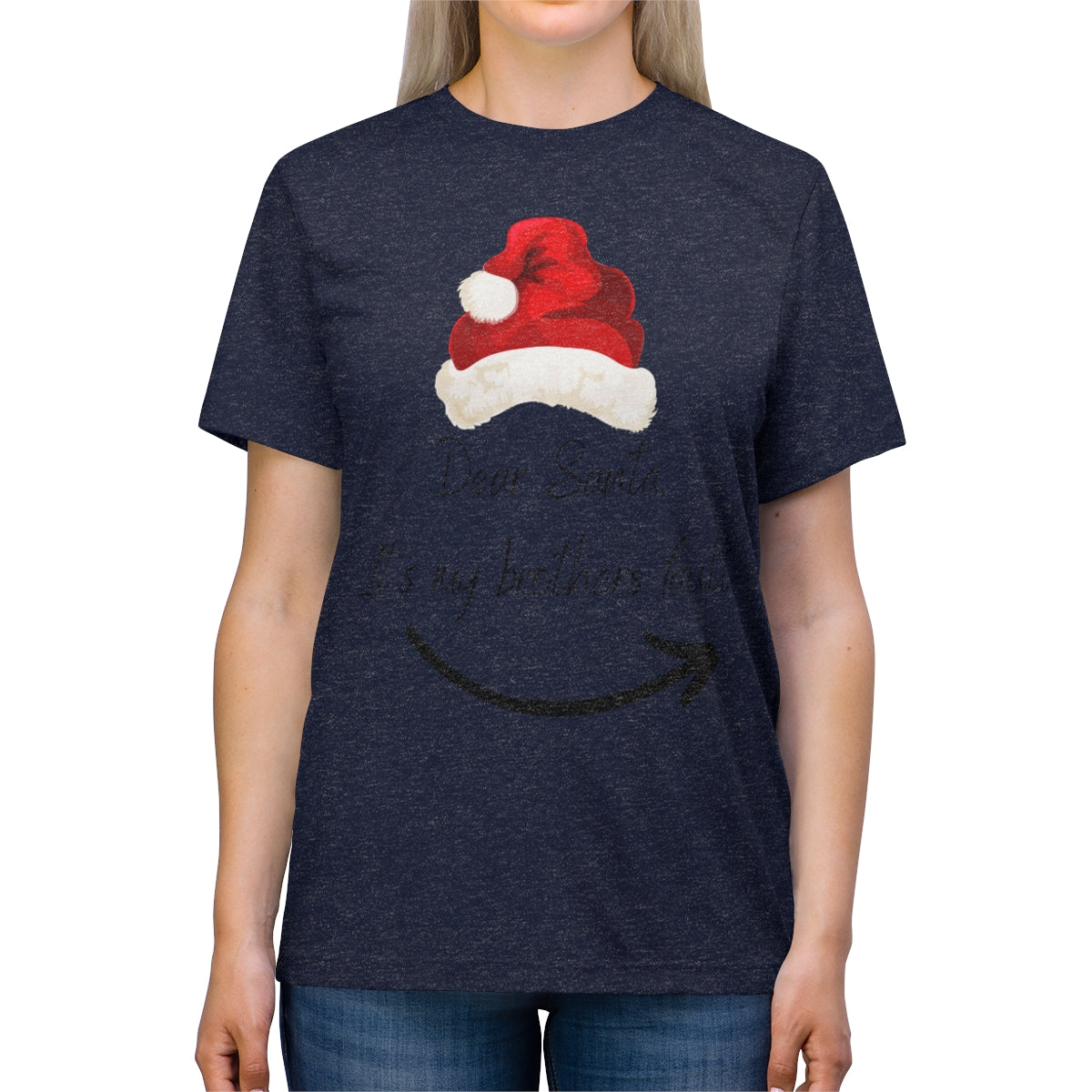 Dear Santa Unisex Triblend Tee