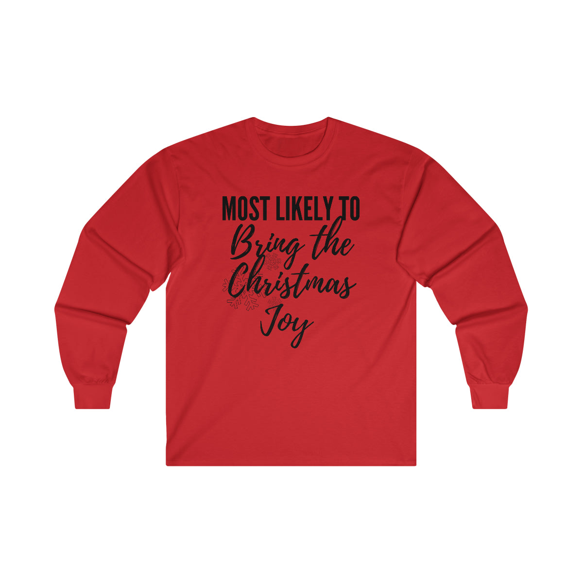 Bring Christmas Joy Ultra Cotton Long Sleeve Tee