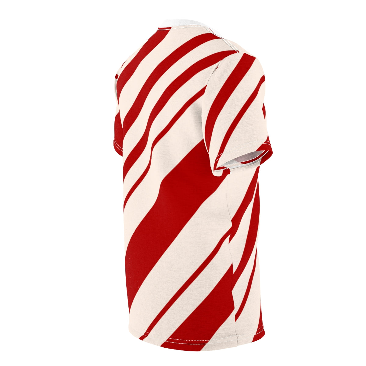 Candy Cane Unisex AOP Cut & Sew Tee