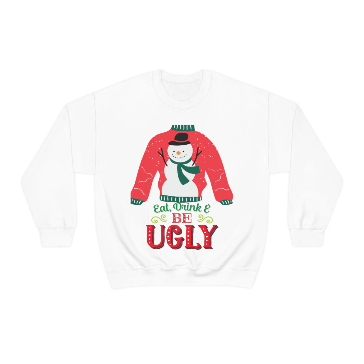 Ugly Christmas Sweater Unisex Heavy Blend™ Crewneck Sweatshirt