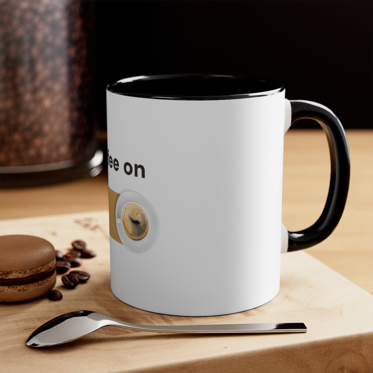 Coffee On Accent Coffee Mug, 11oz