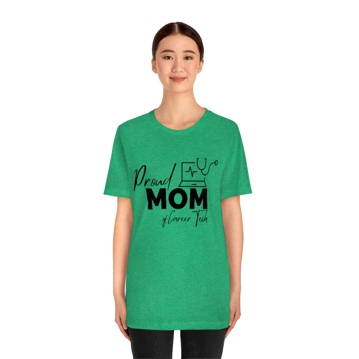 Proud Mom of Career Tech Student Unisex Jersey Short Sleeve Tee