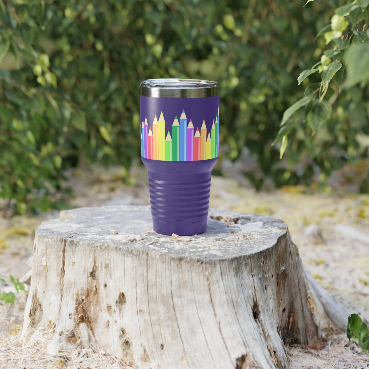 Colored Pencils Ringneck Tumbler, 30oz