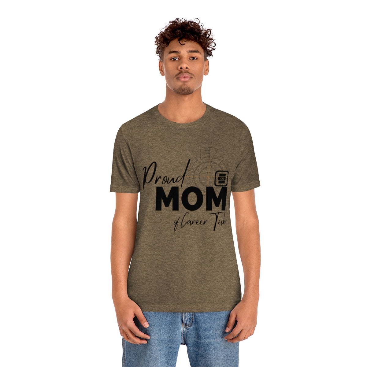 Proud Mom of Career Tech Student Jersey Short Sleeve Tee