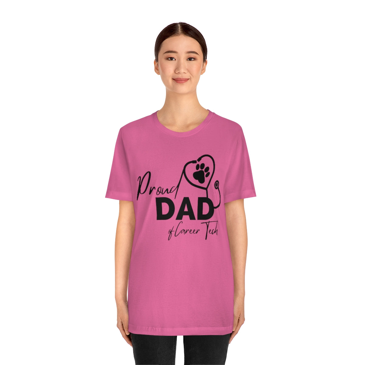 Proud Dad of Career Tech Student  Jersey Short Sleeve Tee