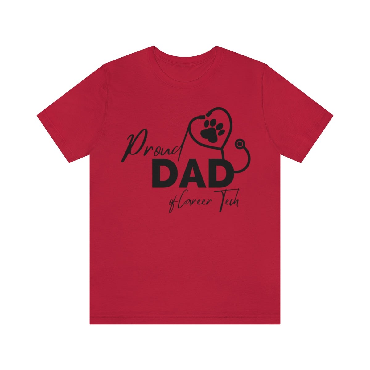 Proud Dad of Career Tech Student  Jersey Short Sleeve Tee