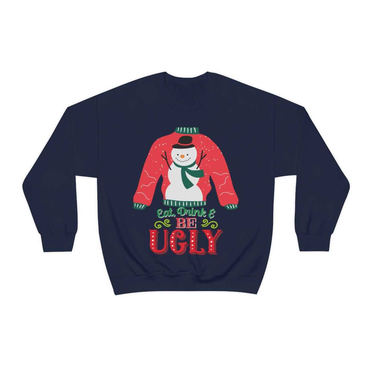 Ugly Christmas Sweater Unisex Heavy Blend™ Crewneck Sweatshirt