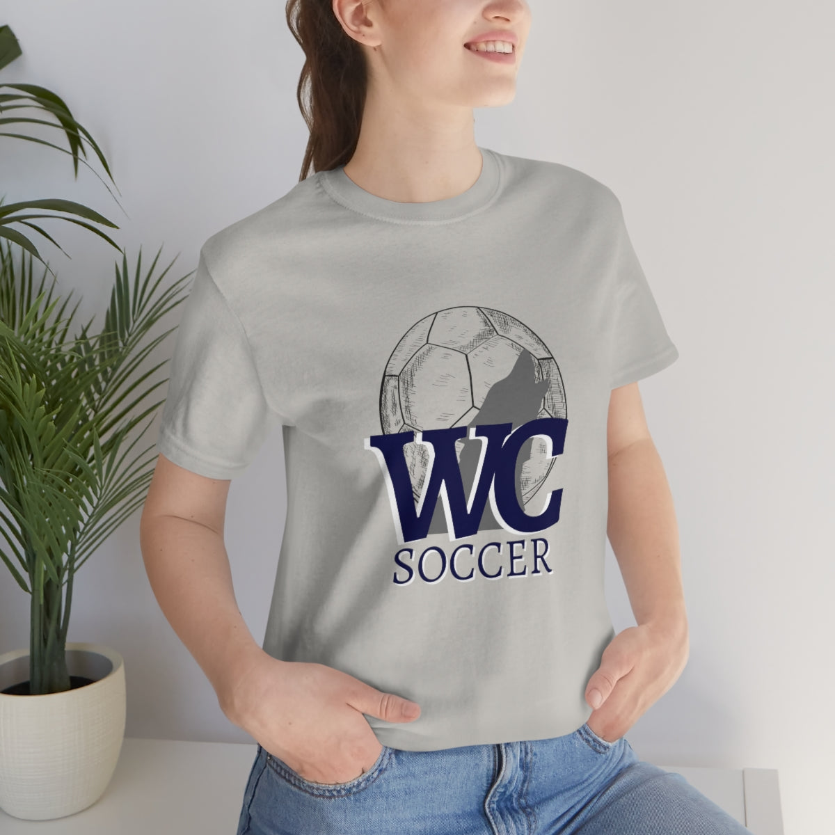 Soccer Wolves Unisex Jersey Short Sleeve Tee