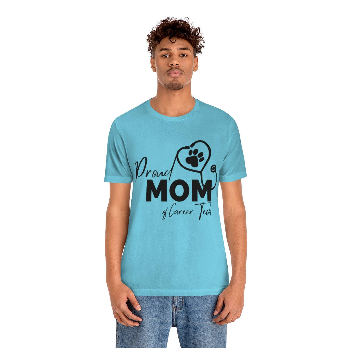 Proud Mom of Career Tech Student Unisex Jersey Short Sleeve Tee