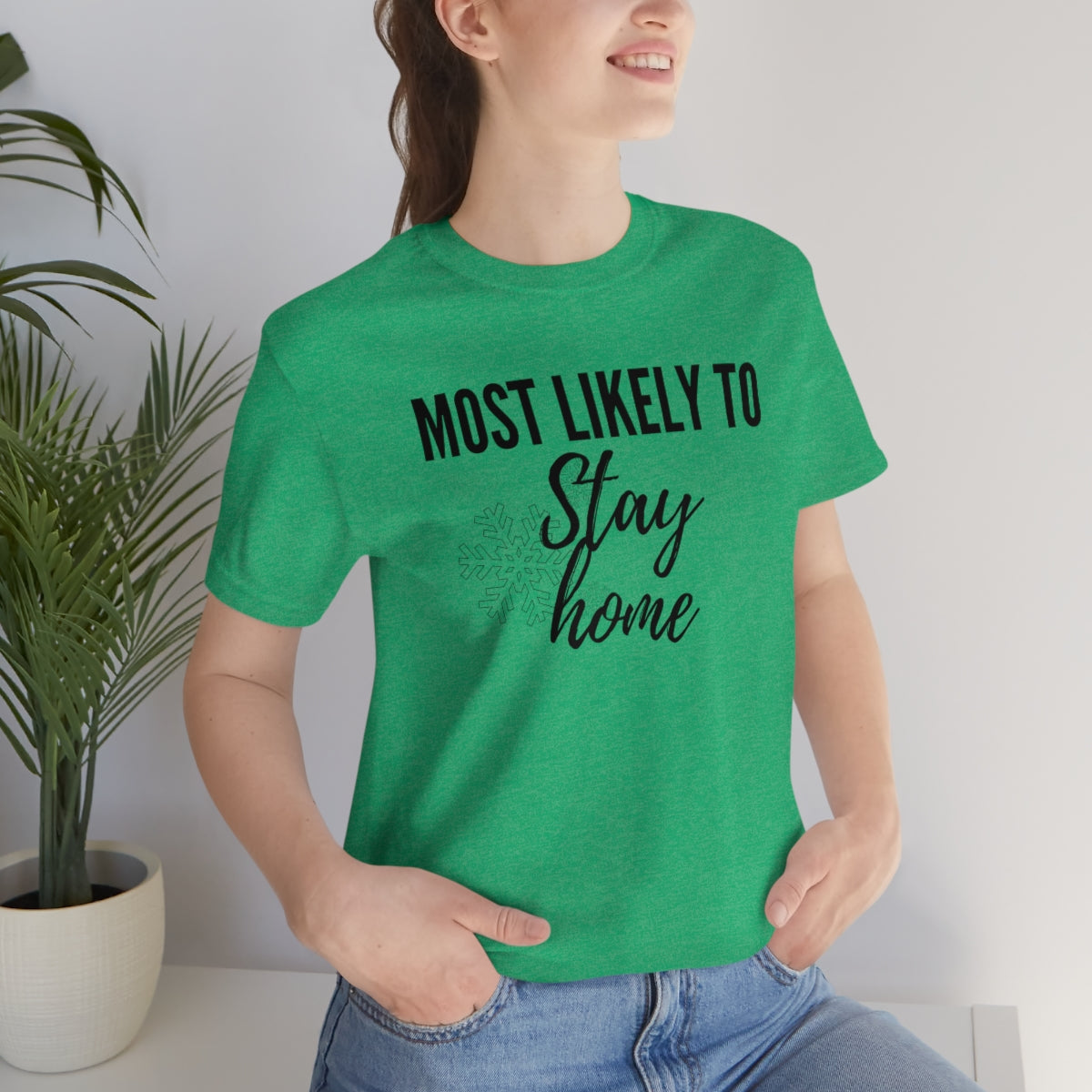 Stay home Unisex Jersey Short Sleeve Tee