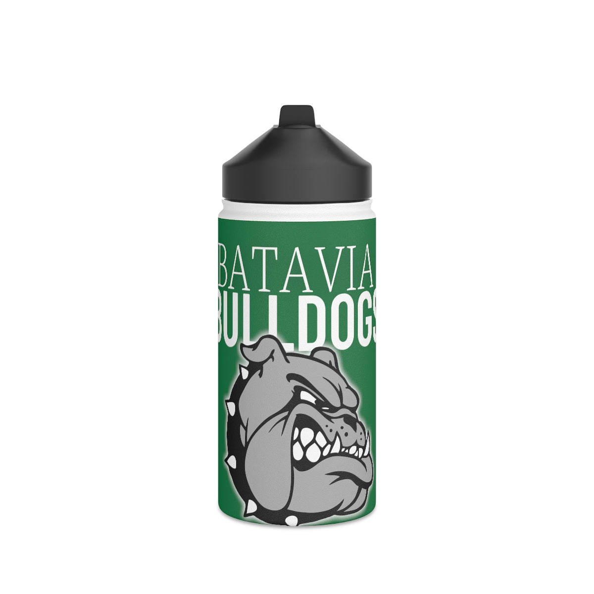 Bulldogs Stainless Steel Water Bottle, Standard Lid