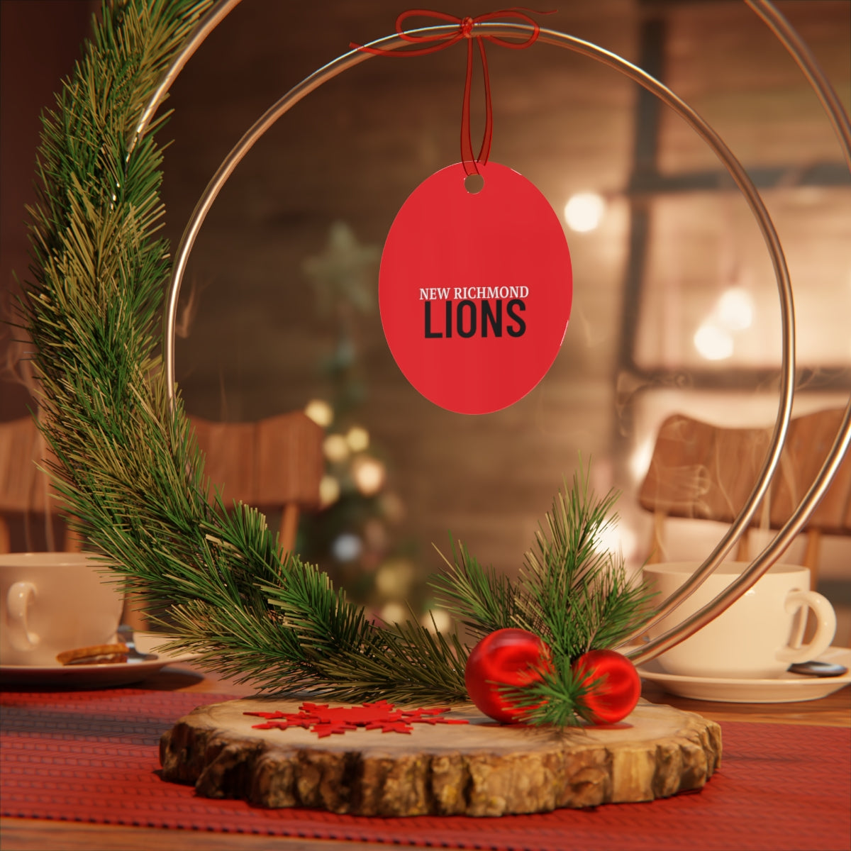 Lions Metal Ornaments