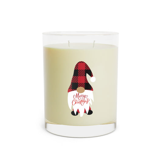 Christmas Gnome Scented Candle - Full Glass, 11oz