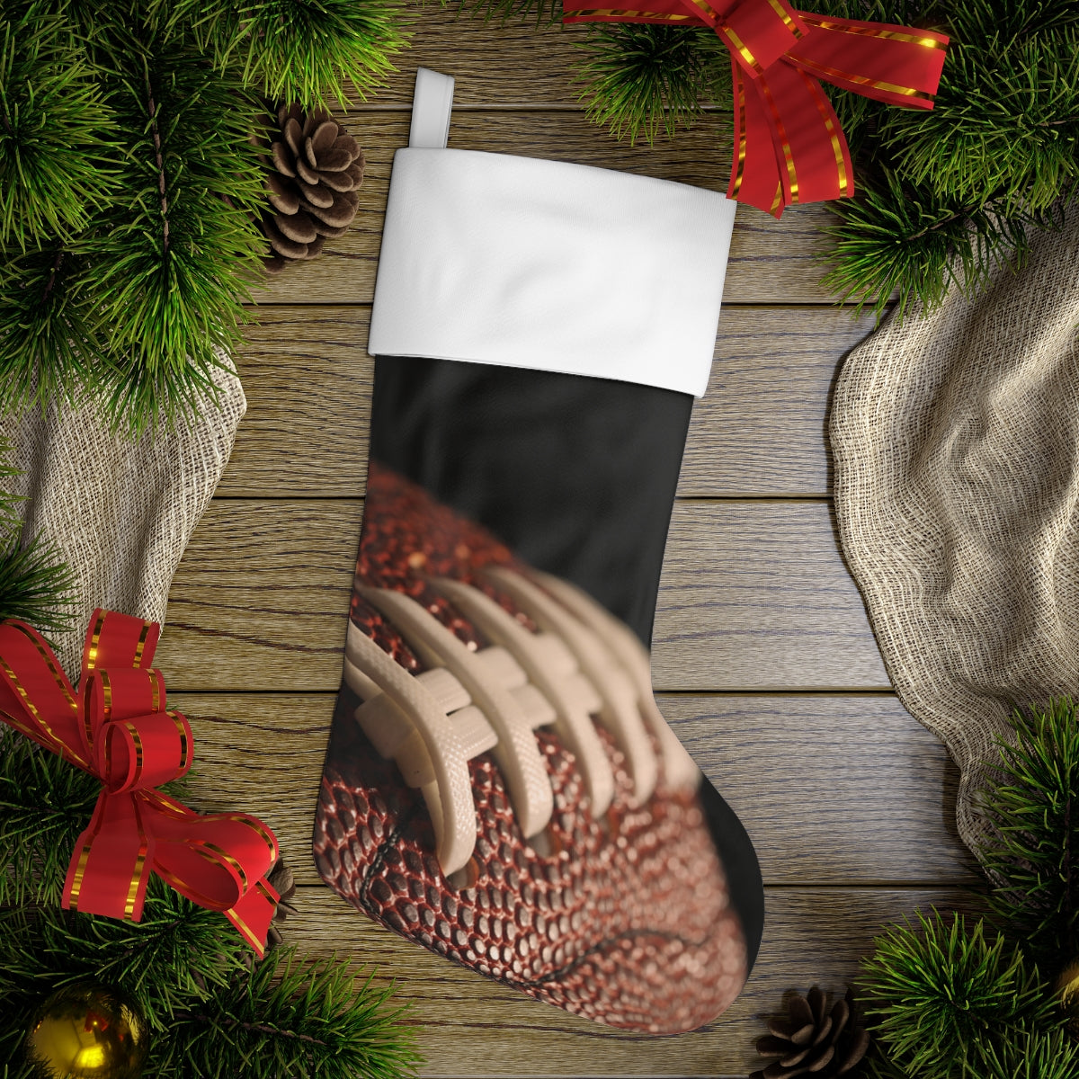 Football Holiday Stocking