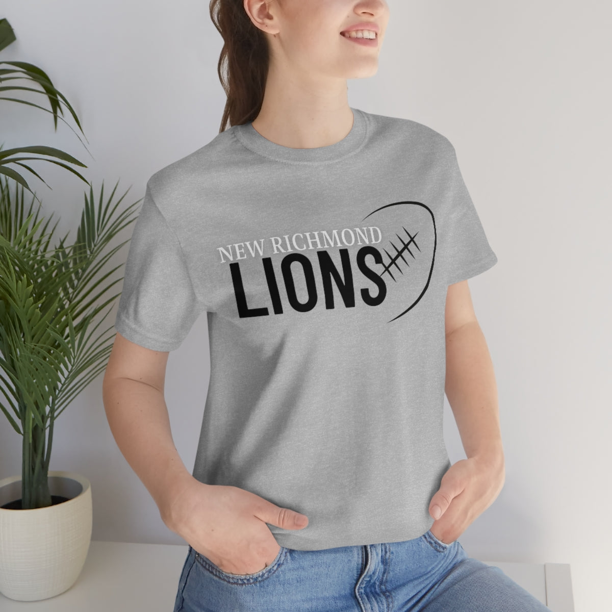 Lions Football Unisex Jersey Short Sleeve Tee